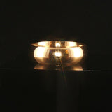 18k Yellow Gold and 0.05ct Flush Set Diamond Band Ring Size 9