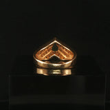 14k Yellow Gold 0.76ct Emerald and 0.50cttw Diamond Ladies Ring Size 6.25