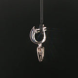 14k White Gold and 2cttw Pave Diamond Drop Dangle Earrings
