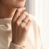 14k Yellow Gold and 1cttw Pave Diamond Vintage Ladies Band Ring Size 5.25