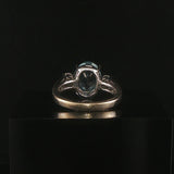 18k White Gold 1.82ct Aquamarine and 0.20cttw Diamond Ring Size 5.25