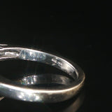 18k White Gold 1.82ct Aquamarine and 0.20cttw Diamond Ring Size 5.25