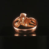 Effy 14k Rose Gold and 1cttw Champagne and White Diamond Ring Size 7