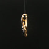 18k Yellow Gold and 0.25cttw Diamond Pendant 0.85"