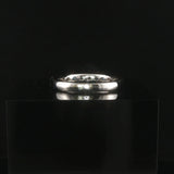18k White Gold and 0.75cttw Diamond Half Eternity Band Ring Size 7.5
