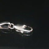 14k White Gold and 0.30cttw Bezel Set Diamond Curved Bar Link Bracelet 7"