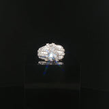 18k White Gold and 14k Yellow Gold 1.25cttw Diamond Ring Size 5.5