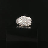 18k White Gold and 14k Yellow Gold 1.25cttw Diamond Ring Size 5.5