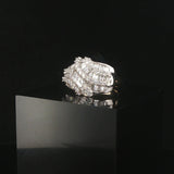 18k White Gold and 14k Yellow Gold 1.25cttw Diamond Ring Size 5.5