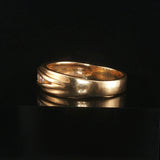 14k Yellow Gold and 0.20cttw Diamond Men's Band Ring Size 11.25