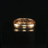 14k Yellow Gold and 0.20cttw Diamond Men's Band Ring Size 11.25