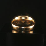 14k Yellow Gold and 0.50cttw Diamond Men's Band Ring Size 11.5