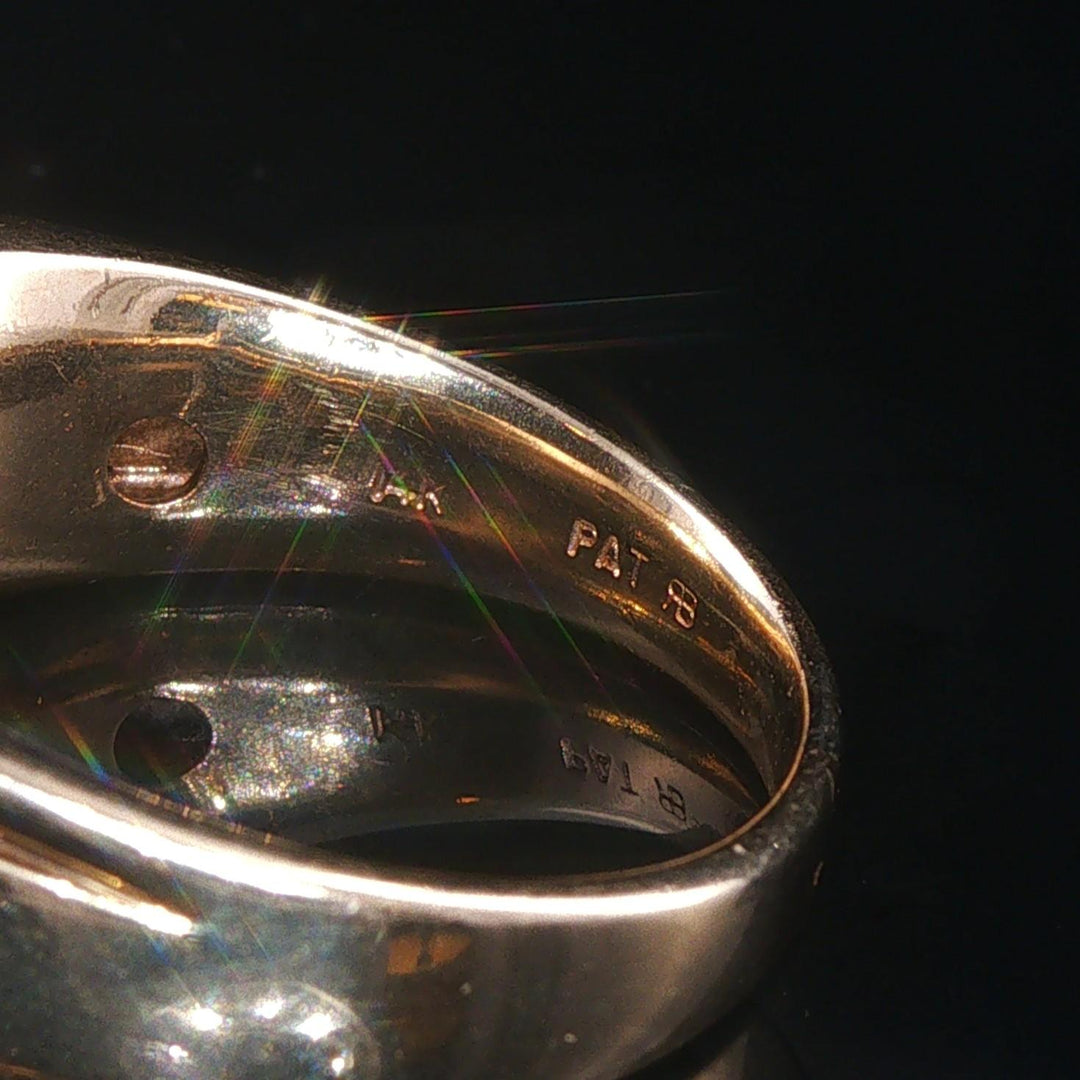 14k Yellow Gold and 0.50cttw Diamond Men's Band Ring Size 11.5
