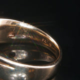 14k Yellow Gold and 0.50cttw Diamond Men's Band Ring Size 11.5