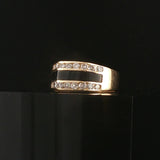 14k Yellow Gold Onyx and 0.50cttw Diamond Solid Men's Ring Size 9