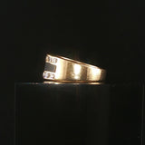 14k Yellow Gold Onyx and 0.50cttw Diamond Solid Men's Ring Size 9