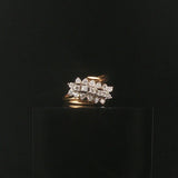14k Yellow Gold and 0.50cttw Diamond Vintage Ladies Ring Size 5.5