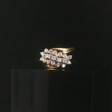 14k Yellow Gold and 0.50cttw Diamond Vintage Ladies Ring Size 5.5