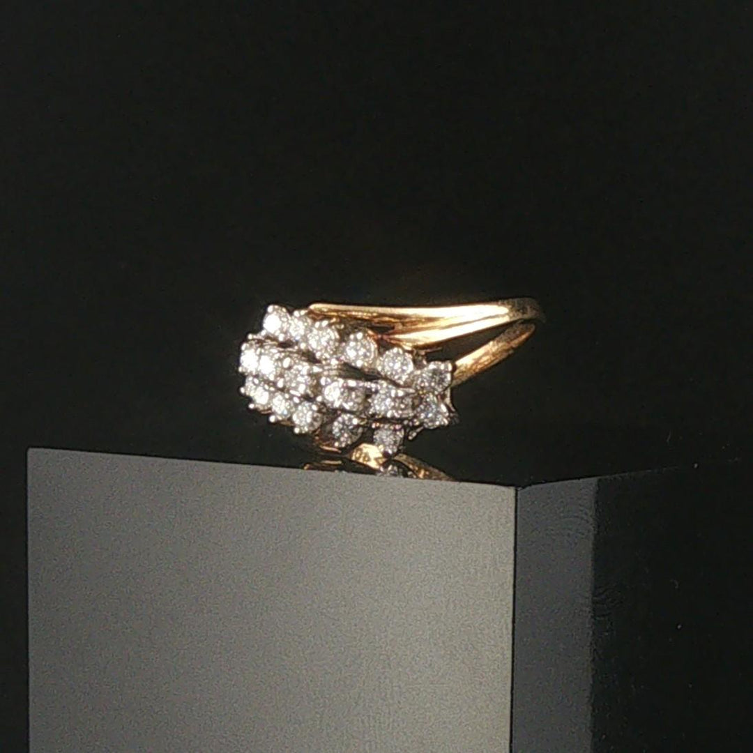 14k Yellow Gold and 0.50cttw Diamond Vintage Ladies Ring Size 5.5