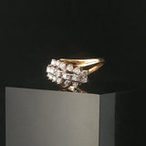 14k Yellow Gold and 0.50cttw Diamond Vintage Ladies Ring Size 5.5