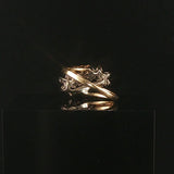 14k Yellow Gold and 0.50cttw Diamond Vintage Ladies Ring Size 5.5