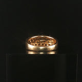 14k Yellow Gold and 0.50cttw Diamond Vintage Ladies Band Ring Size 7.25
