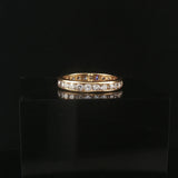 18k Yellow Gold and 2cttw Diamond 3mm Eternity Band Ring Size 6