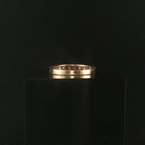 14k Yellow Gold and 0.50cttw Diamond Half Eternity Band Ring Size 7