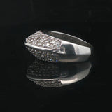 14k White Gold and 1.68cttw VS Diamond Ladies Ring Size 7