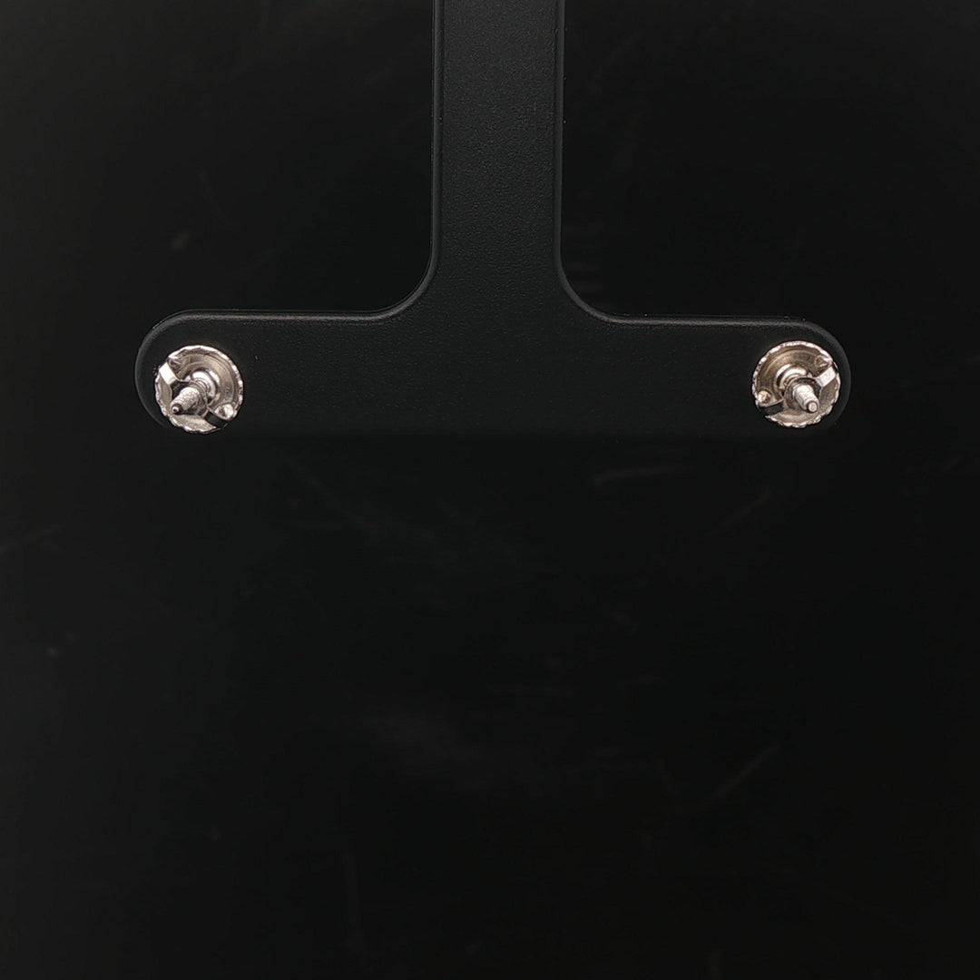 14k White Gold 0.52cttw Princess Cut Diamond Stud Earrings