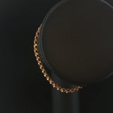 14k Yellow Gold and 2cttw Diamond Vintage S Link Tennis Bracelet 7.25"