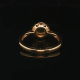 Effy 14k Yellow Gold 1ct Peridot and Diamond Halo Ring Size 7