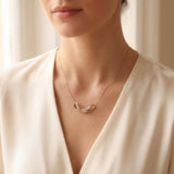 14k Yellow Gold and 0.25cttw Diamond Vintage Slide Pendant