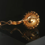 14k Yellow Gold Pearl and Diamond Halo Pendant