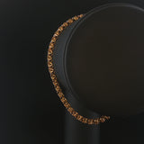 10k Yellow Gold and 2.5cttw Diamond Vintage S Link Tennis Bracelet 7.25"