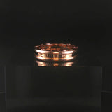 Bulgari B.zero1 18k Rose Gold Band Ring Size 4.5
