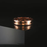 Bulgari B.zero1 18k Rose Gold Band Ring Size 4.5