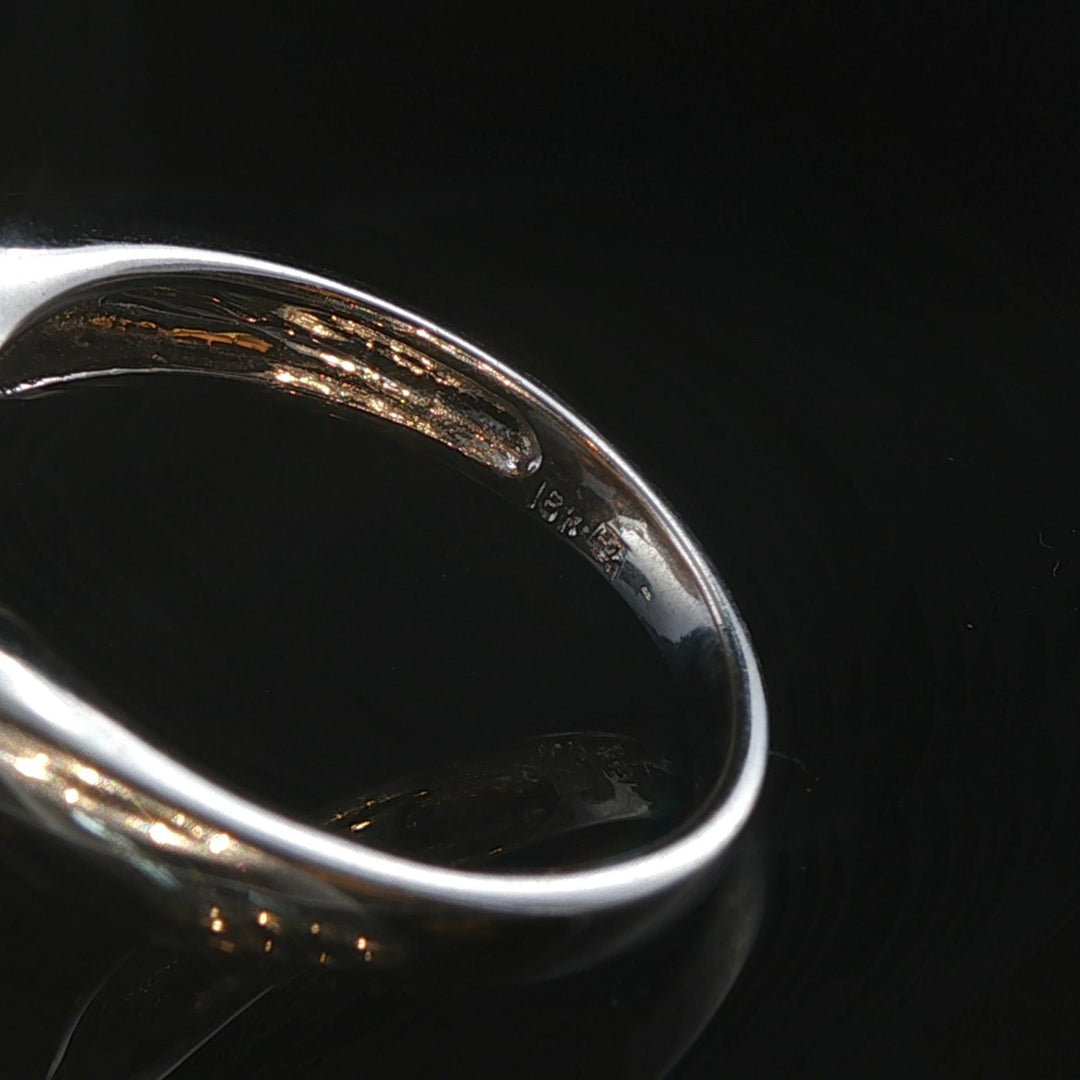 18k Rose and White Gold 1cttw Diamond Large Floral Ring Size 6.75