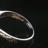 18k Rose and White Gold 1cttw Diamond Large Floral Ring Size 6.75