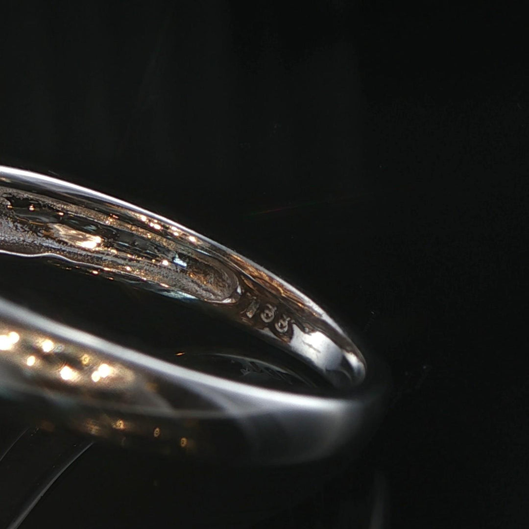 18k Rose and White Gold 1cttw Diamond Large Floral Ring Size 6.75