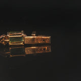 14k Yellow Gold Multi Gemstone and Diamond Fancy Link Bracelet 7"