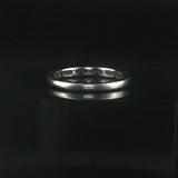14k White Gold and 0.50cttw Diamond Half Eternity Band Ring Size 7
