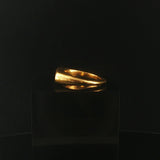 24k Pure Yellow Gold 17.5g Solid Heavy Signet Ring Size 8.5