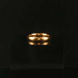 Antique 22k Yellow Gold 4.2g Solid 3.5mm Band Ring Size 6.25