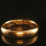 Antique 22k Yellow Gold 4.2g Solid 3.5mm Band Ring Size 6.25