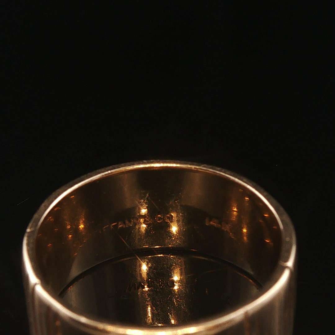 Tiffany & Co. Vintage 14k Yellow Gold 9g Solid Band Ring Size 8
