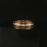 18k Yellow Gold and 0.50cttw Diamond 2.5mm Eternity Band Ring Size 5.75