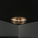 18k Yellow Gold and 0.50cttw Diamond 2.5mm Eternity Band Ring Size 5.75