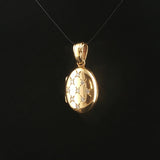 Charles Green & Sons 18k Yellow Gold and Diamond Vintage Locket Pendant