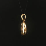 Charles Green & Sons 18k Yellow Gold and Diamond Vintage Locket Pendant